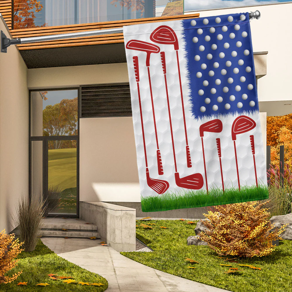 Golf American Flag