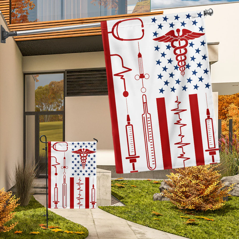 Bimipi Nurse American Flag