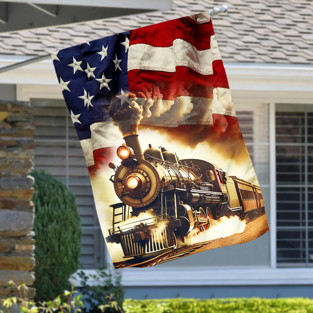 Bimipi Train American Flag