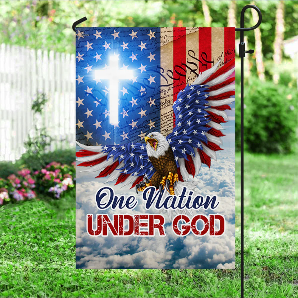 Bimipi American Flag - American Flag One Nation Under God