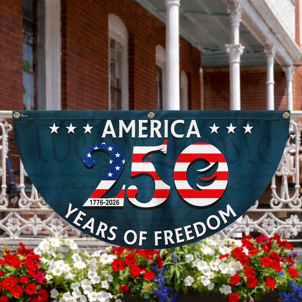 250 Years of Freedom Flag, America 250th Anniversary We The People Fan Flag
