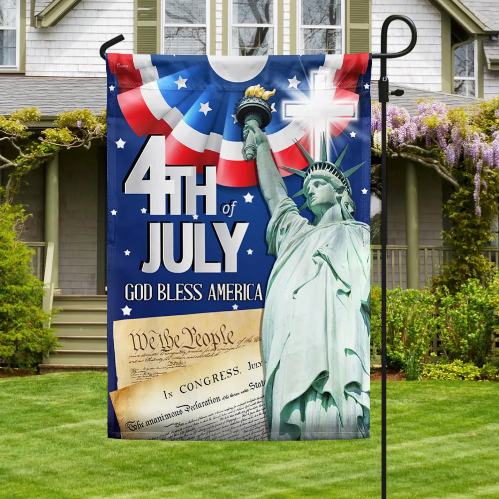 Bimipi American Flag - God Bless America Patriot Independence Day 4th of july Flag