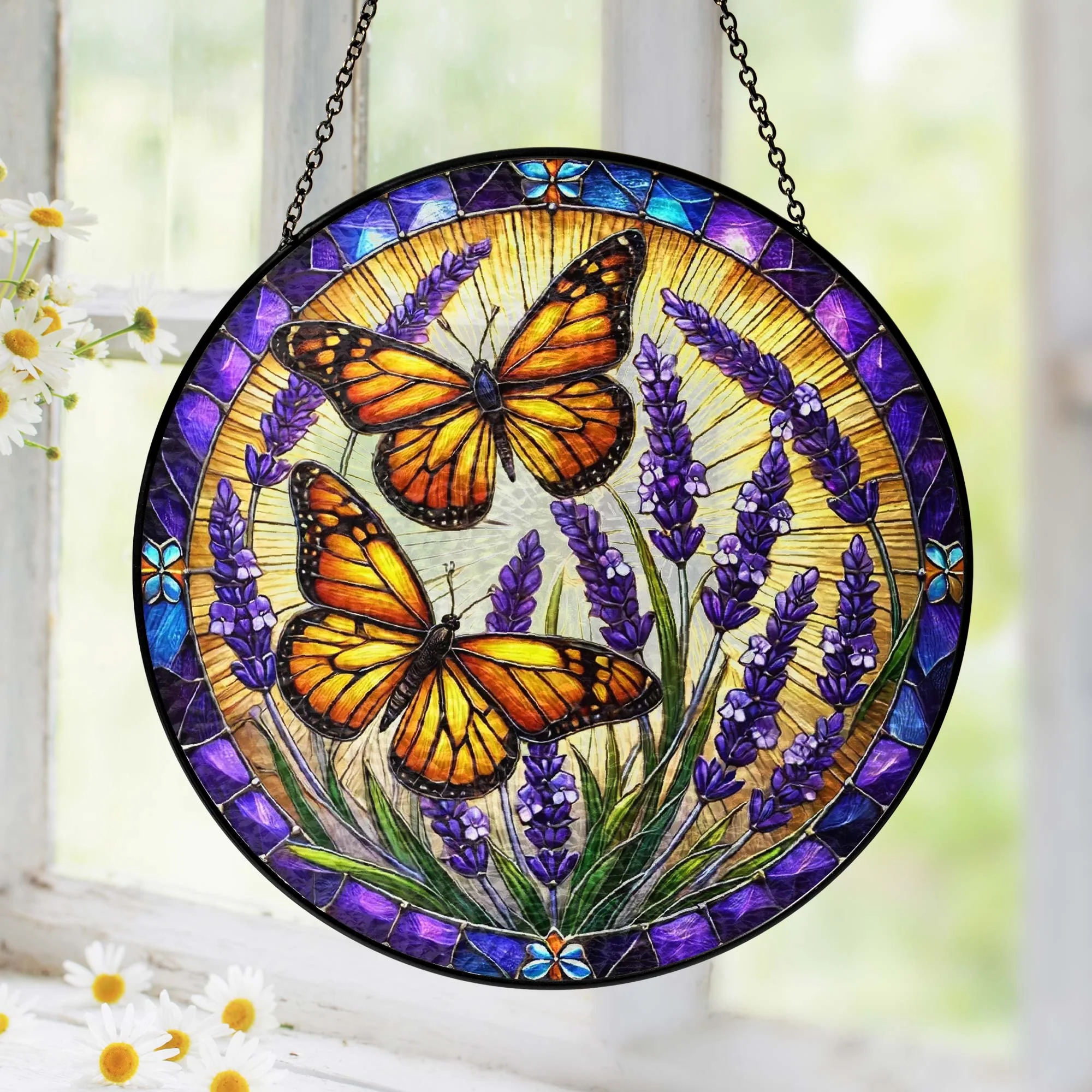 Butterfly Stained Glass Butterflies Decor