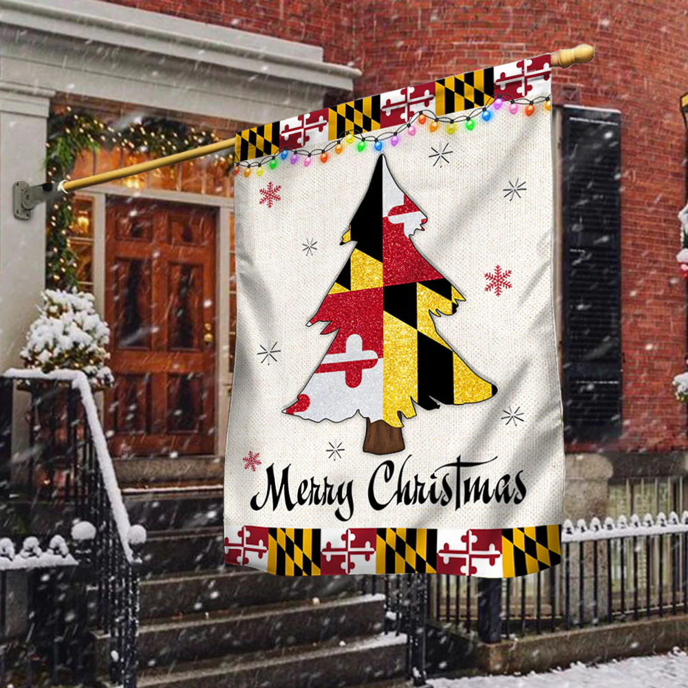 Maryland Christmas Flag Christmas Tree Maryland Christmas Decor