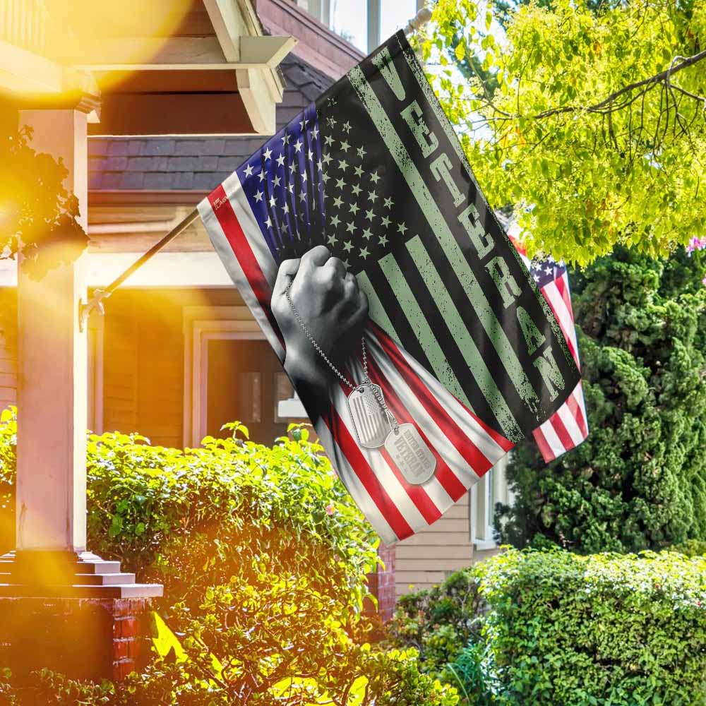 United States Veteran American Flag Honoring All Who Served Patriotic Veterans Day Decor