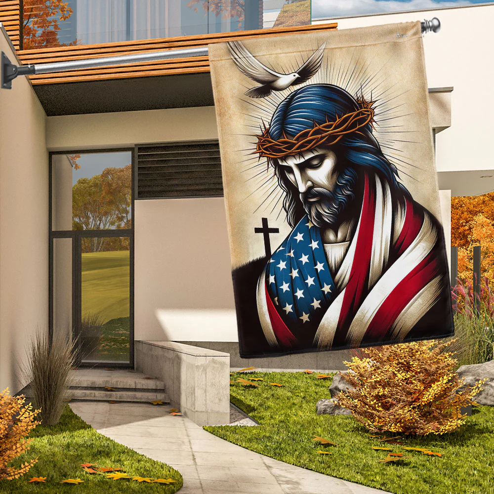 Bimipi  Jesus  Don't Be Afraid Just Have Faith American Flag