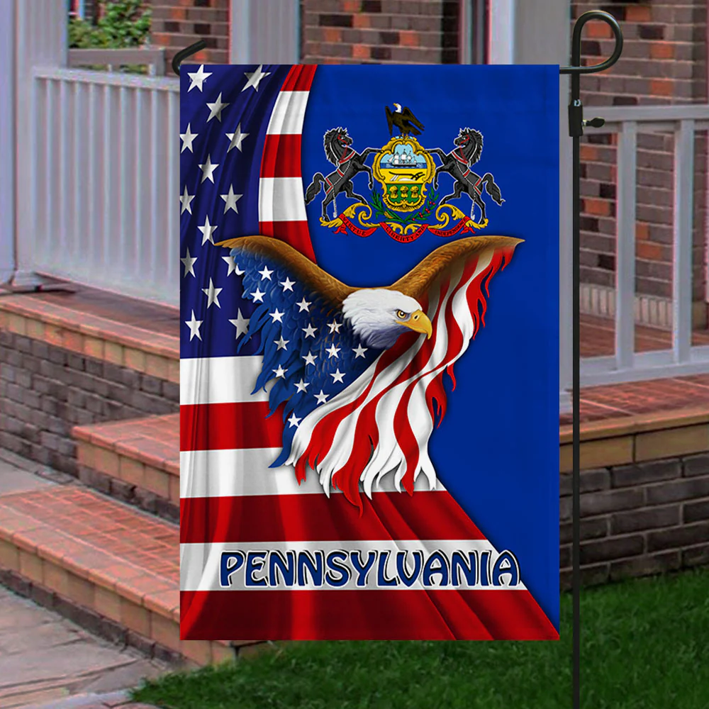 Pennsylvania Eagle Flag MLH1774Fv28