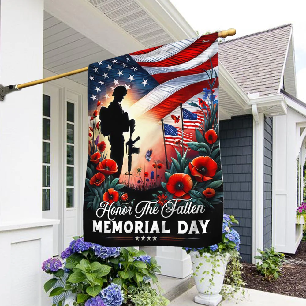 Bimipi Memorial Day US Veteran Flag Honor the Fallen Patriotic Veterans Day American Flag