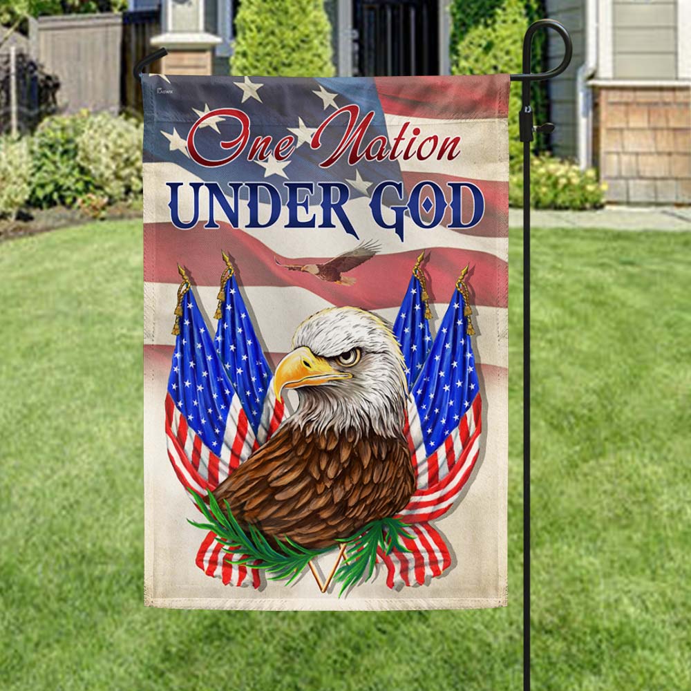 Bimipi American Flag - One Nation Under God Eagle Flag