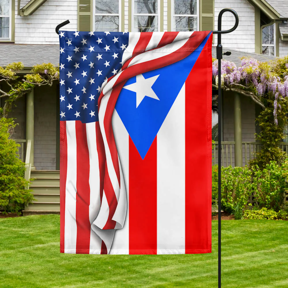 Puerto Rican American Flag