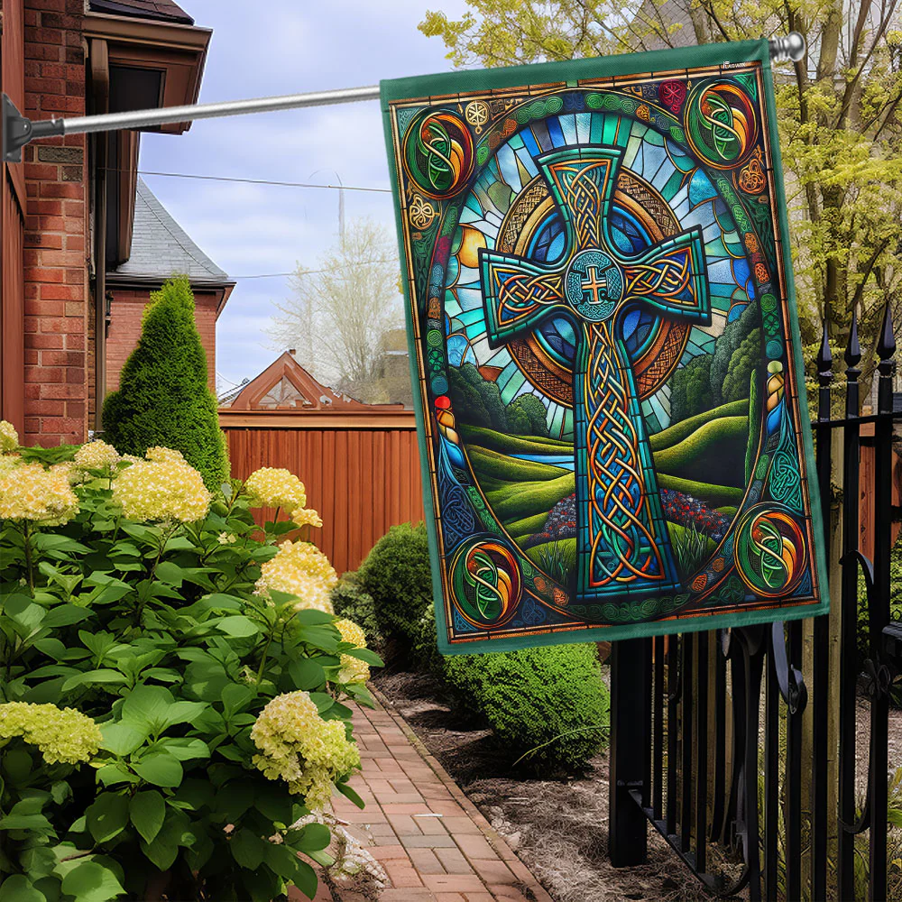 Bimipi  Irish Celtic Cross Flag