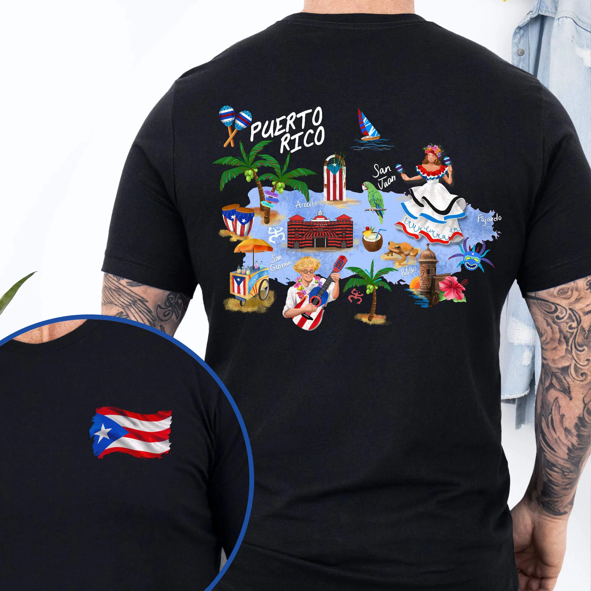 Patriotic Puerto Rico T-Shirt