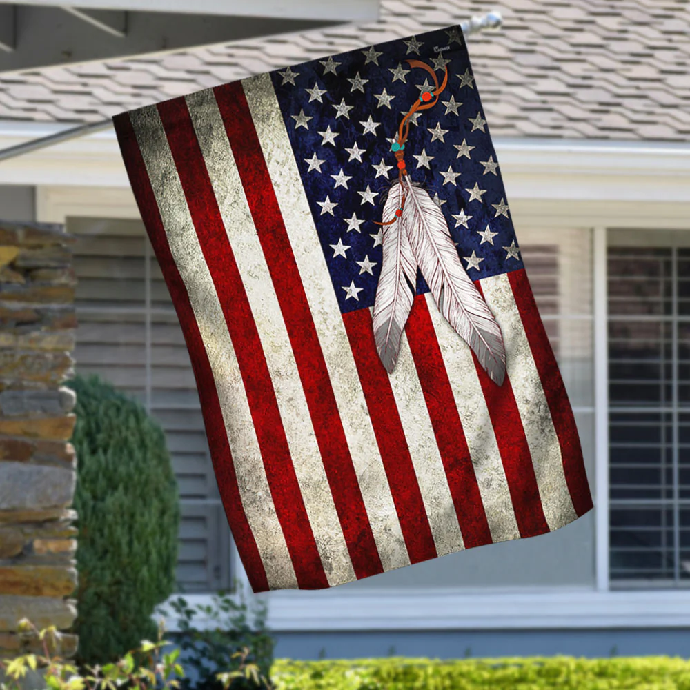 Native American Flag - Home and Garden flag to decor