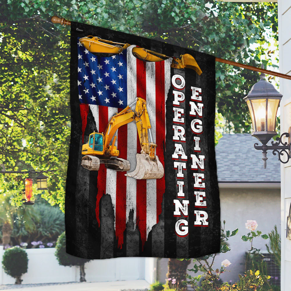 Operating Engineer American Flag