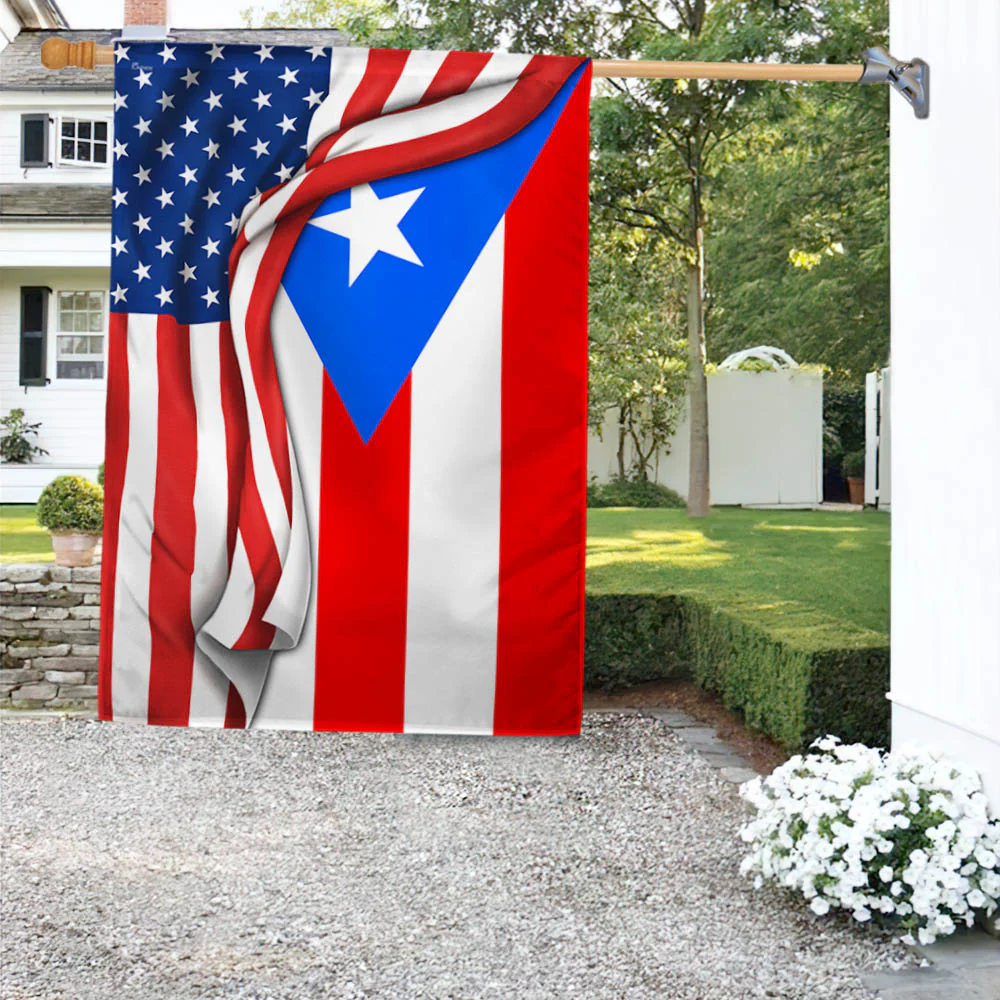 Puerto Rican American Flag