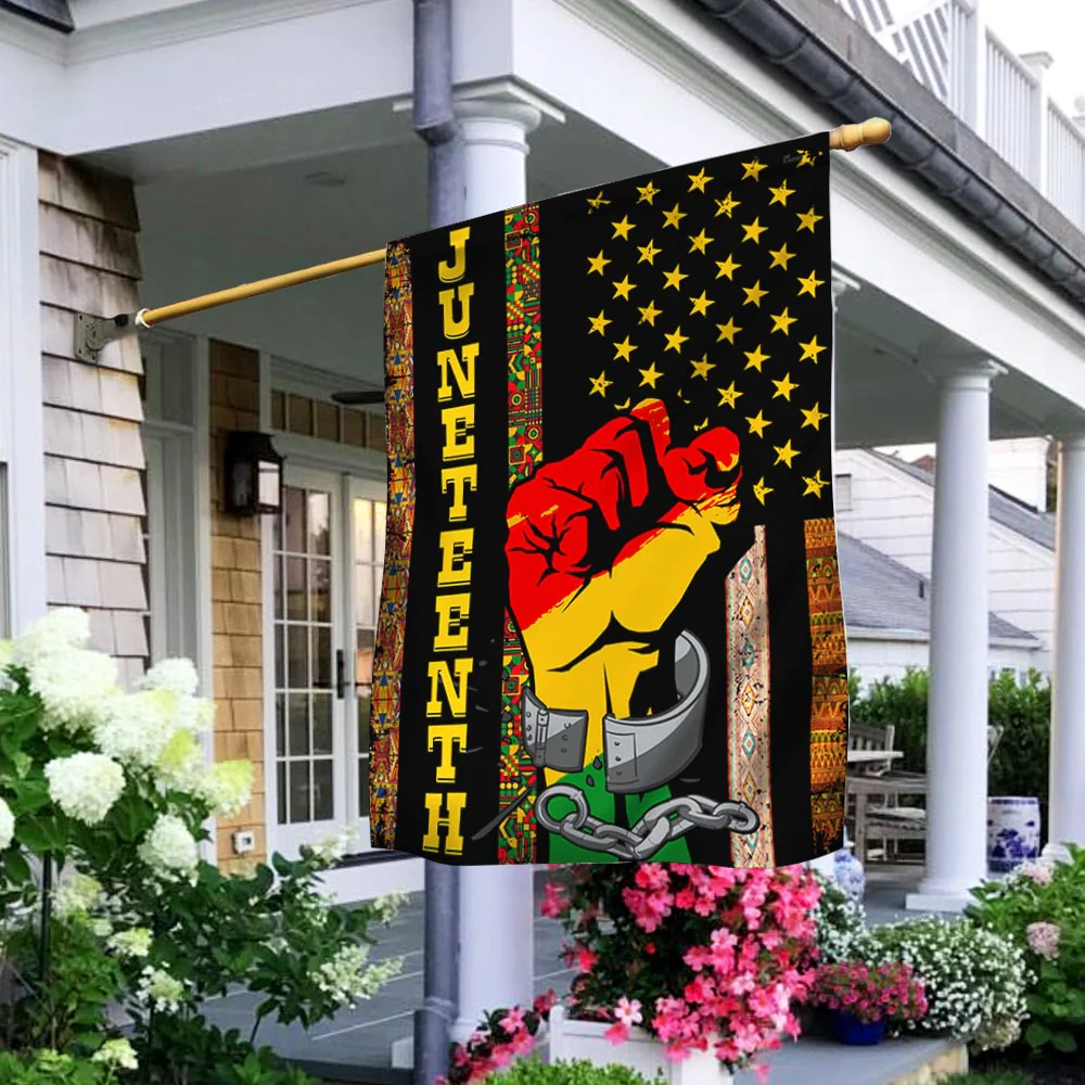 Juneteenth Black African American Flag