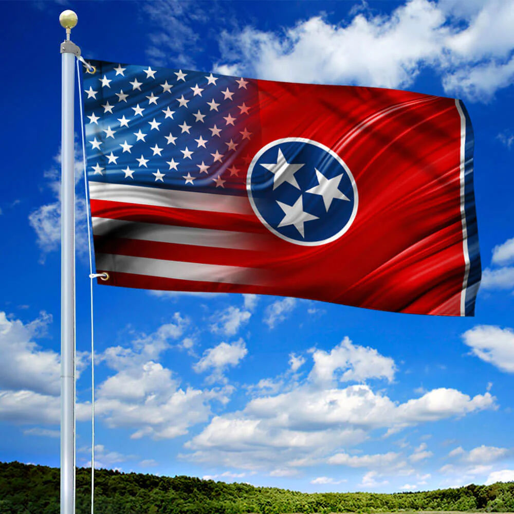 Tennessee American Grommet Flag