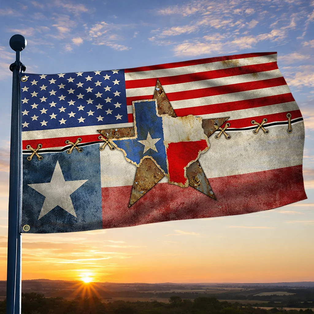 Texas Flag Texas American Grommet Flag