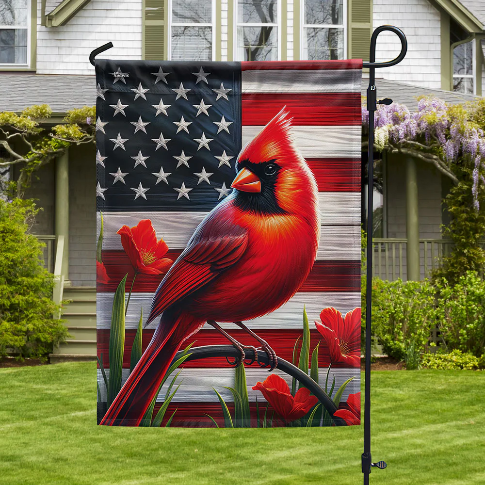Cardinal American Flag