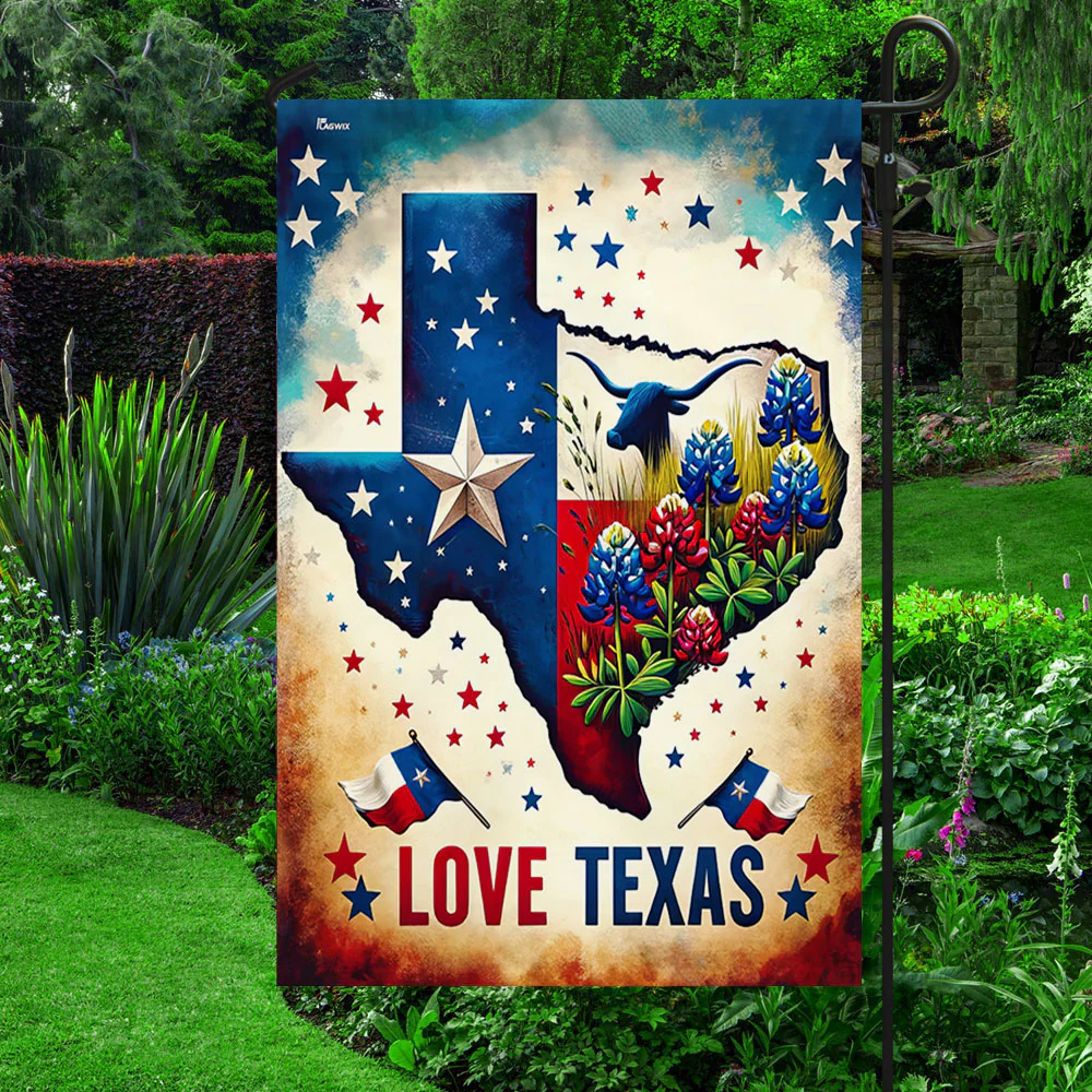Bimipi Love Texas Flag