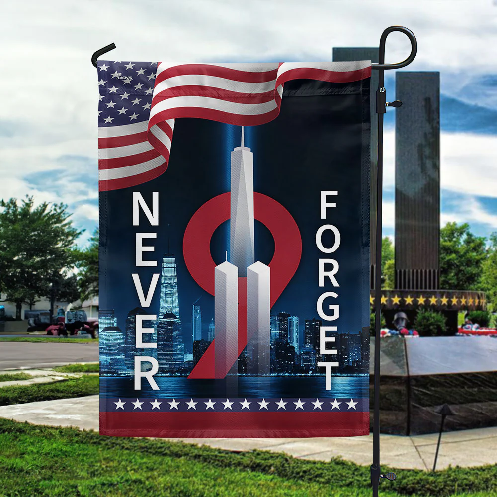 Never Forget 9.11 Patriot Day American Flag