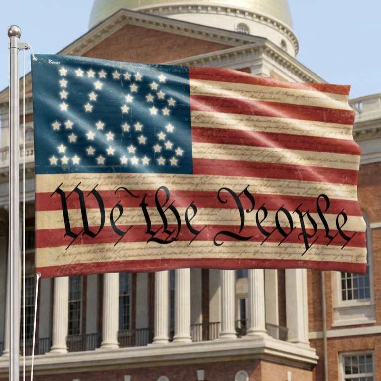Bimipi We The People Grommet Flag 1776 - 2026 American Flag 250th Anniversary