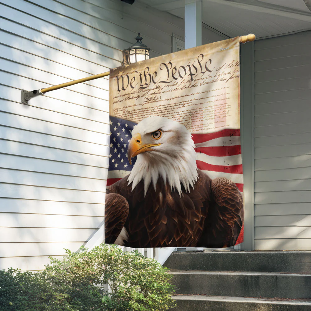Bimipi American Flag - Patriotic Eagle, We the People, Veterans Day Flag, American Flag