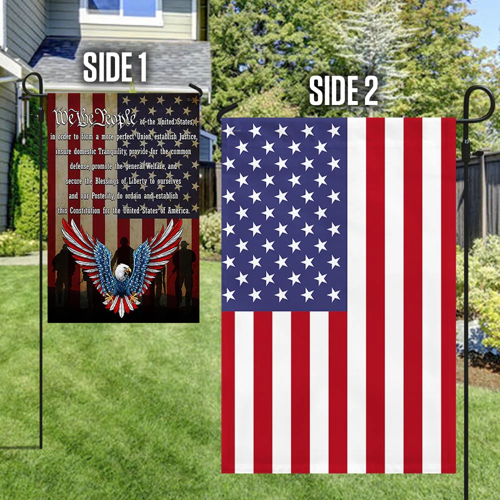 Bimipi American Flag - American Patriotic Eagle, We The People of the United States Flag
