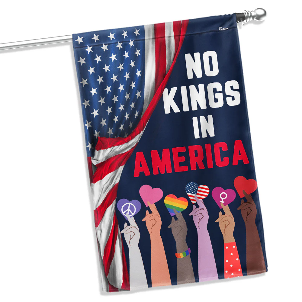 Bimipi American Flag - No Kings in America Flag