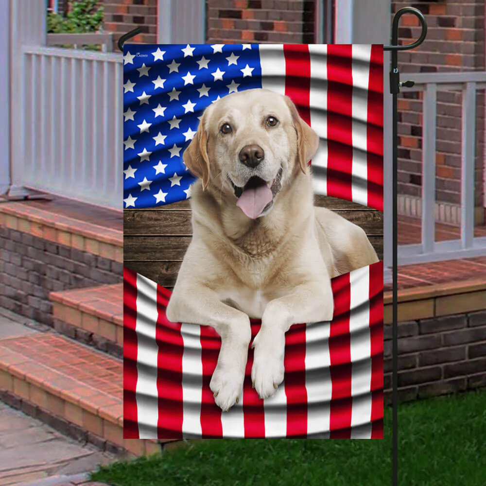 Bimipi American Flag - Labrador Retriever American Flag THB3647Fv6