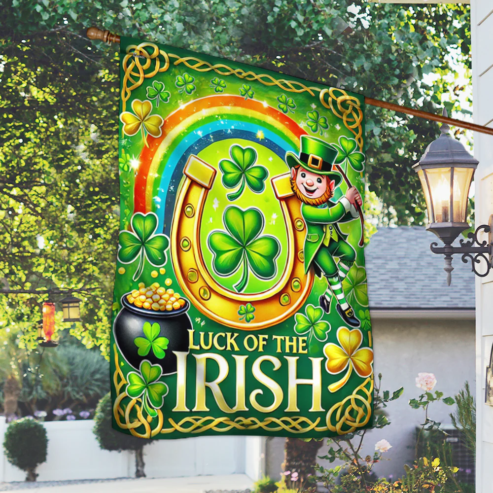 St. Patrick's Day Luck Of The Irish Flag