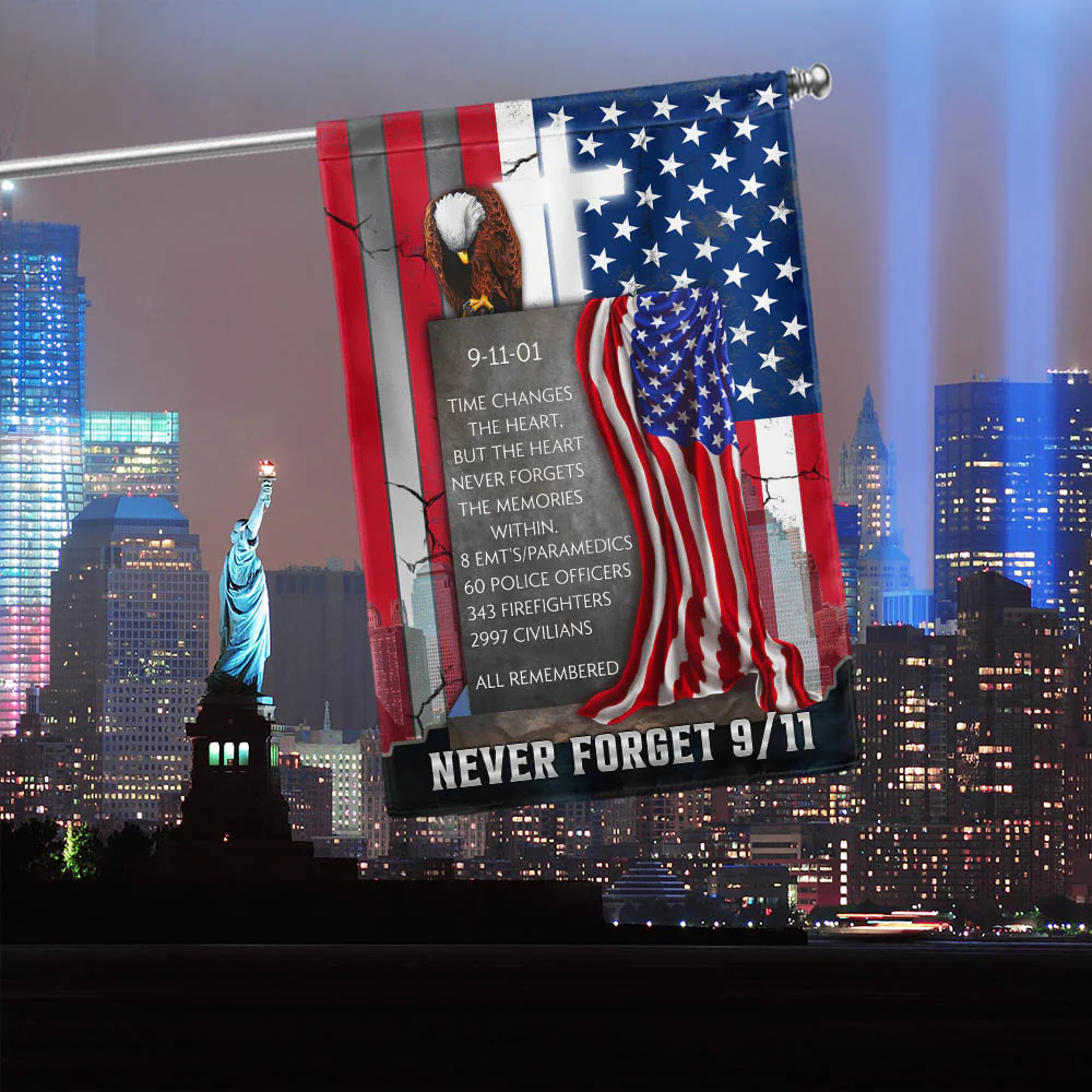 Memorial Day Never Forget 911 Flag September 11 Memorial American Flag